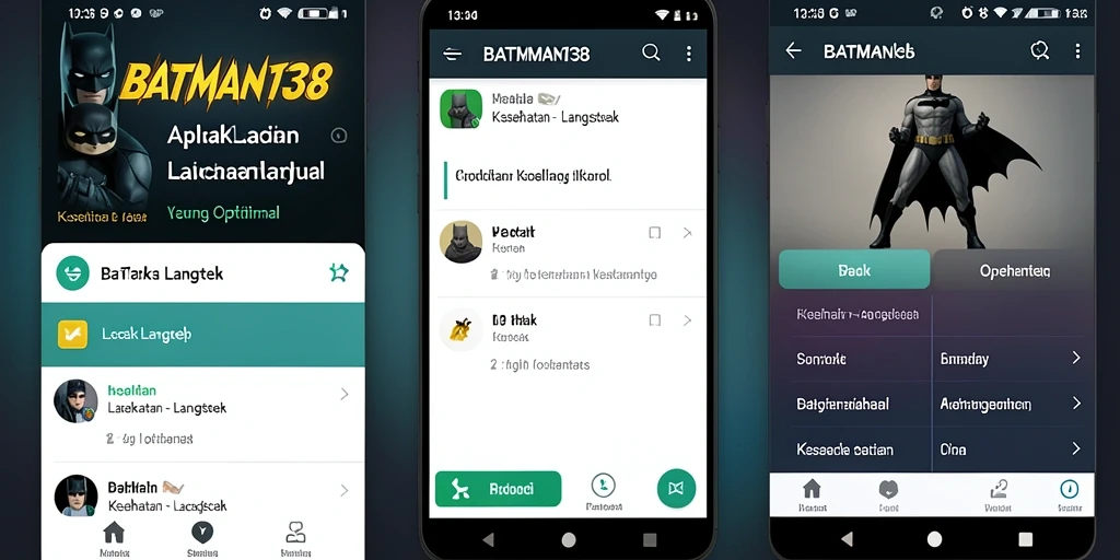 Antarmuka pengguna BATMAN138 menampilkan grafik langkah yang jelas dan informatif.