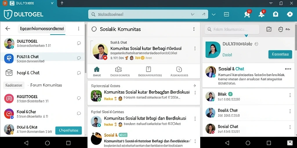 Tampilan antarmuka DULTOGEL yang menarik dan fungsional.