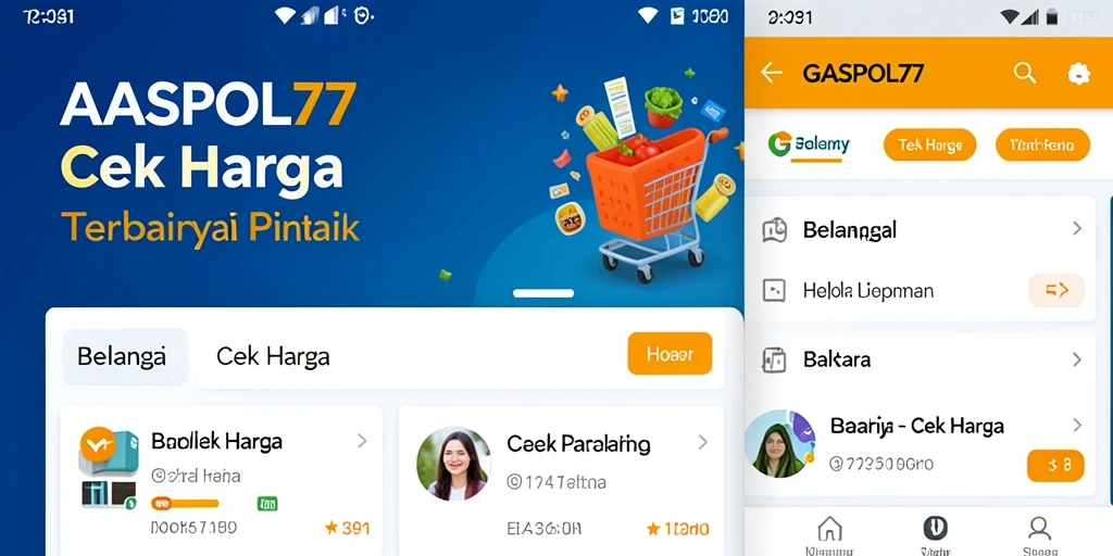 Tampilan antarmuka GASPOL77 yang modern dan intuitif.