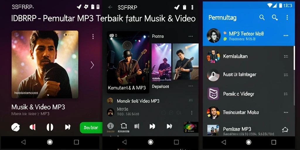 Antarmuka pengguna IDRRP yang intuitif dan menarik.